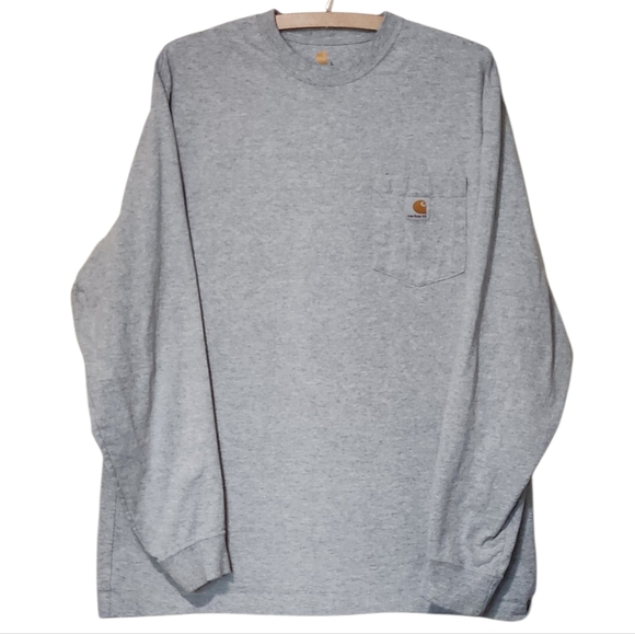 Carhartt Lot x 3 Original Fit Long Sleeve Crewneck Pocket Large - Picture 6 of 13